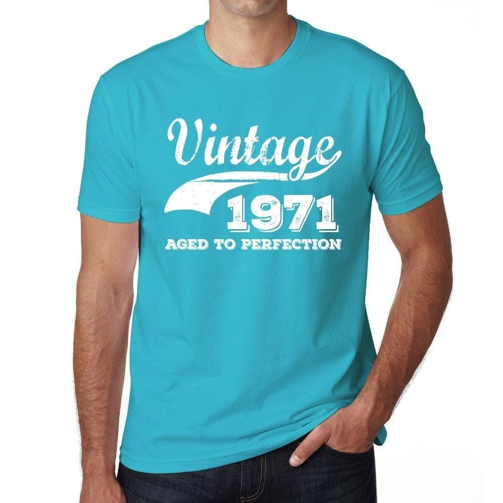 1971 Vintage Aged to Perfection, Cadeau Homme t Shirt, Tshirt Homme Anniversaire, Homme Anniversaire Tshirt