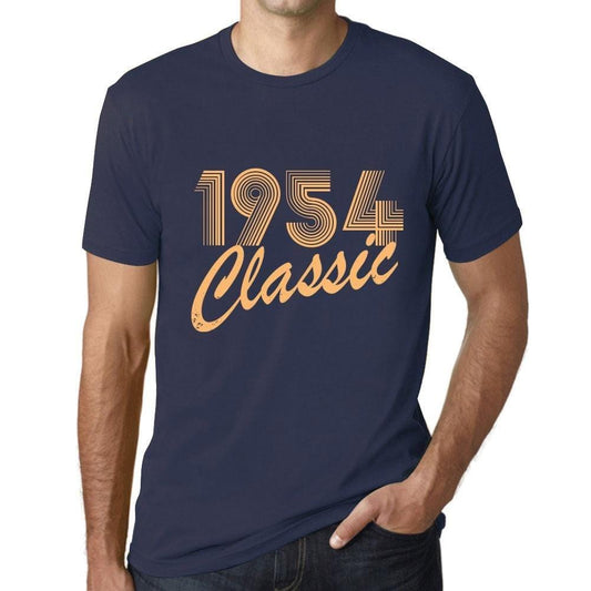 Ultrabasic - Homme T-Shirt Graphique Years Lines Classic 1954 French Marine