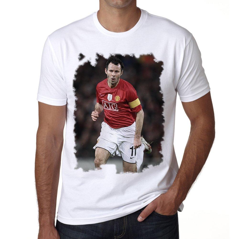 Ryan Giggs T-Shirt,Homme,Blanc,t Shirt Homme