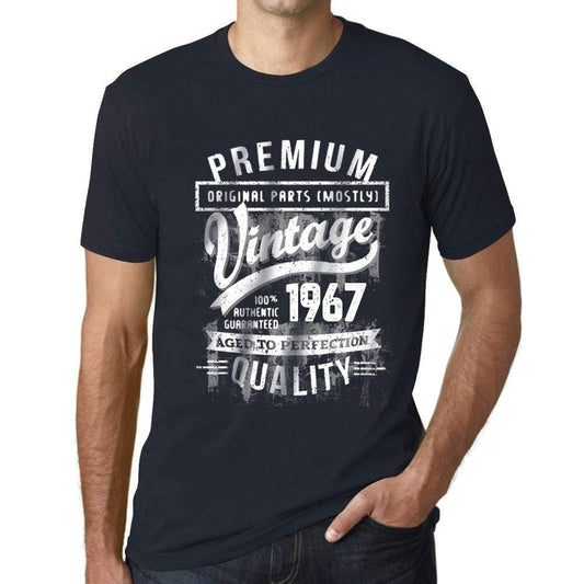 Ultrabasic - Homme T-Shirt Graphique 1967 Aged to Perfection Tee Shirt Cadeau d'anniversaire