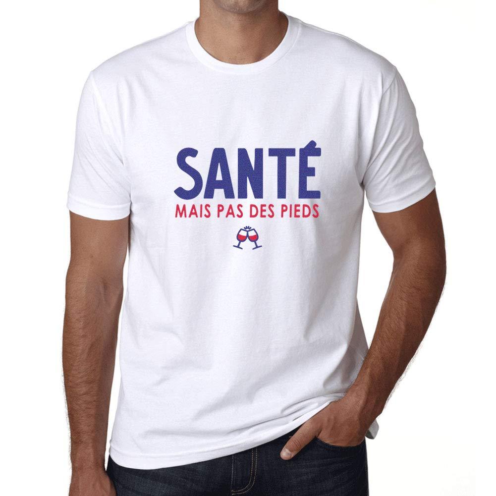 Ultrabasic - Homme Graphique Santé mais Pas des Pieds T-Shirt Imprimé Lettres