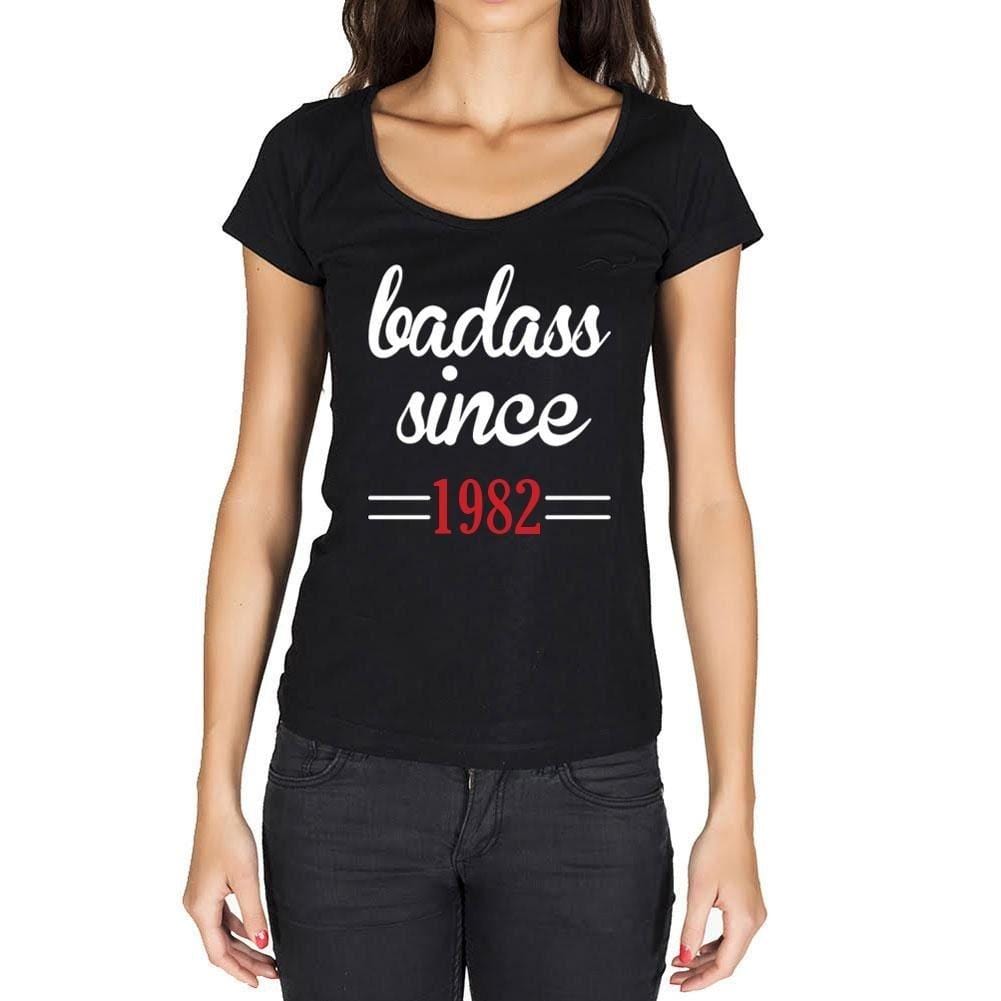 Femme Tee Vintage T Shirt Badass Since 1982