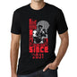 Men&rsquo;s Graphic T-Shirt Fight Hard Since 2031 Deep Black - Ultrabasic