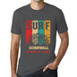 Men&rsquo;s Graphic T-Shirt Surf Summer Time CORNWALL Mouse Grey - Ultrabasic