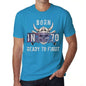 70 Ready To Fight Mens T-Shirt Blue Birthday Gift 00390 - Blue / Xs - Casual