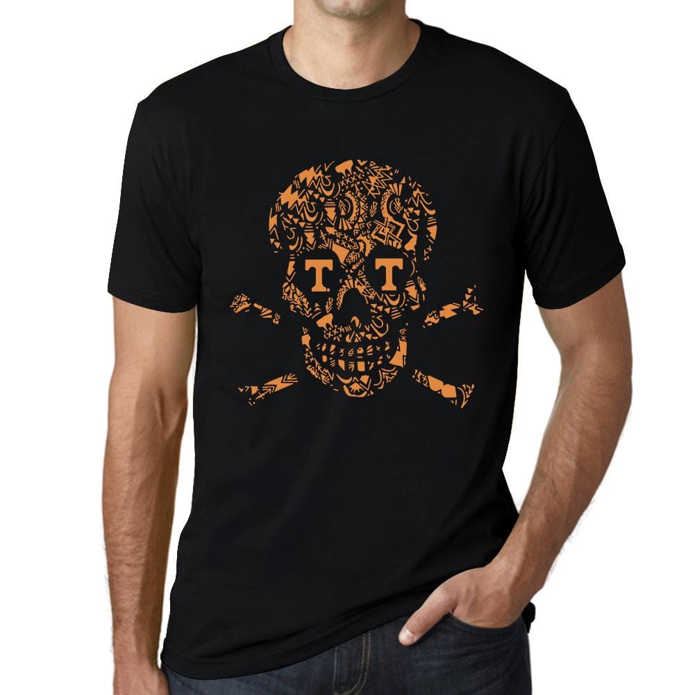 ULTRABASIC Graphic Men's T-Shirt - Skull and Cross Bones Retro Creepy Halloween Shirt skulls ahirt clothes style tee shirts black printed tshirt womens hoodies badass funny gym punisher texas novelty vintage unique ghost humor gift saying quote halloween thanksgiving brutal death metal goonies love christian camisetas valentine death