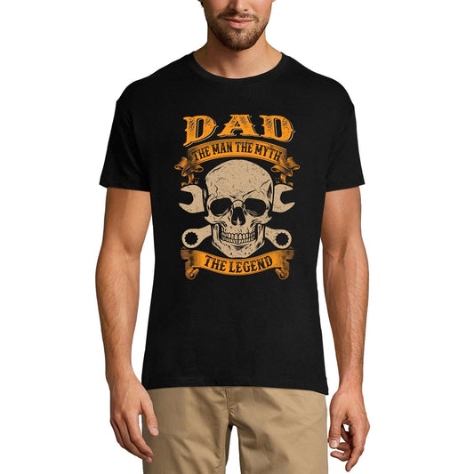ULTRABASIC Men's T-Shirt Dad The Man The Myth The Legend - Funny Skull Tee Shirt