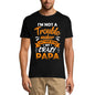 ULTRABASIC Men's Graphic T-Shirt I'm Not Trouble Maker - My Crazy Papa - Funny Quote