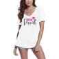 ULTRABASIC Women's Novelty T-Shirt War Paint - Funny Short Sleeve Tee Shirt