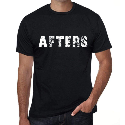 Afters Mens Vintage T Shirt Black Birthday Gift 00554 - Black / Xs - Casual