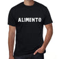 Alimento Mens T Shirt Black Birthday Gift 00550 - Black / Xs - Casual