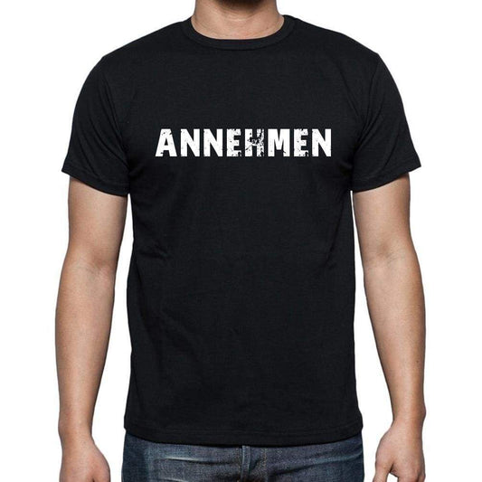 Annehmen Mens Short Sleeve Round Neck T-Shirt - Casual