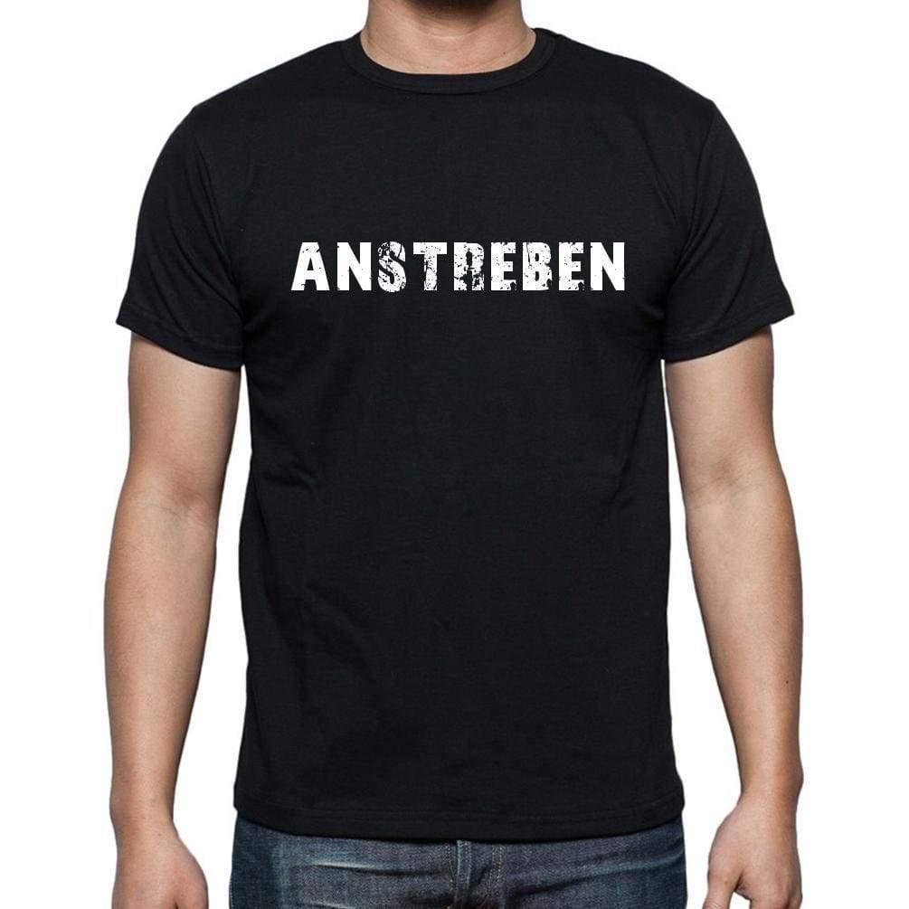 Anstreben Mens Short Sleeve Round Neck T-Shirt - Casual