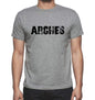 Arches Grey Mens Short Sleeve Round Neck T-Shirt 00018 - Grey / S - Casual
