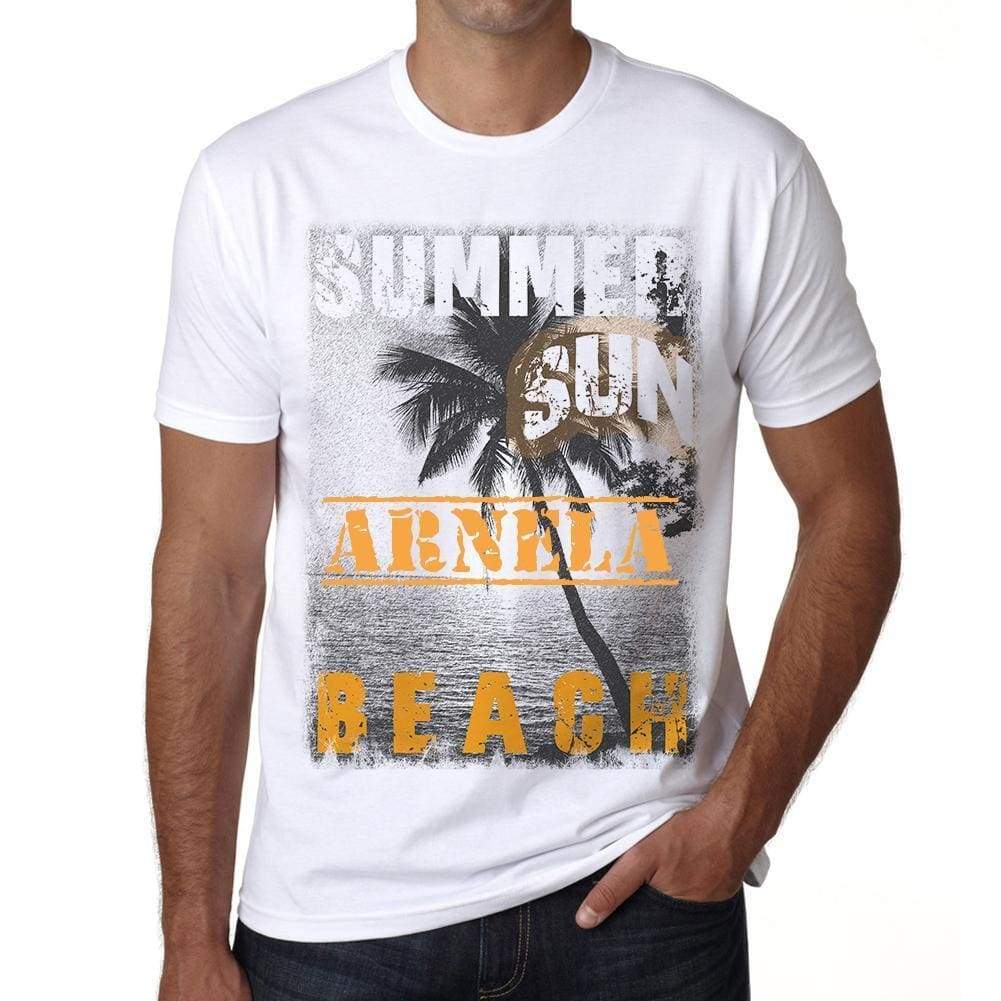 Arnela Mens Short Sleeve Round Neck T-Shirt - Casual