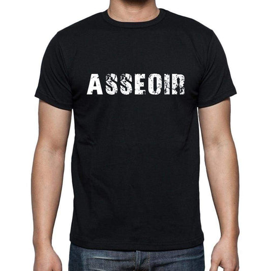 Asseoir French Dictionary Mens Short Sleeve Round Neck T-Shirt 00009 - Casual