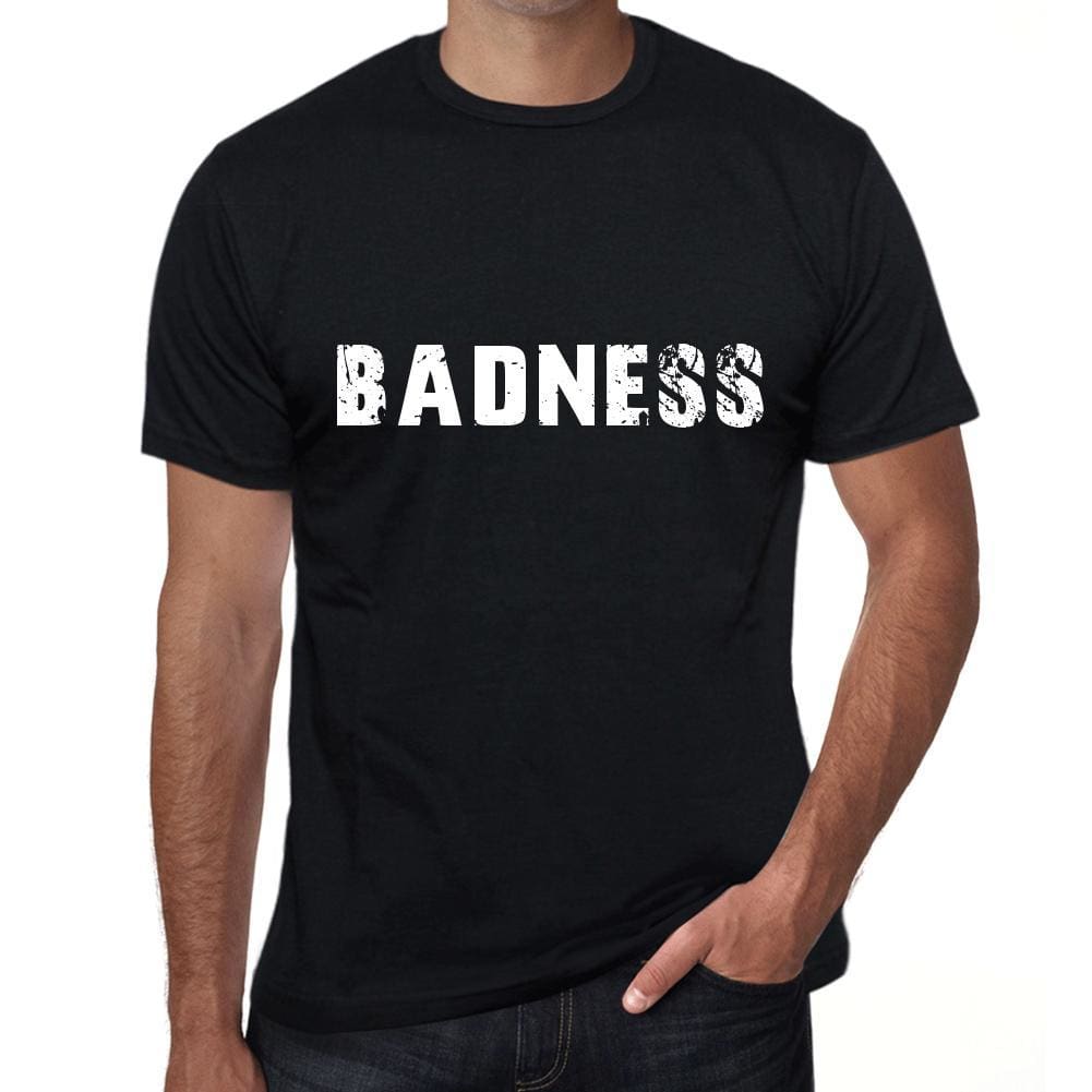 badness Mens Vintage T shirt Black Birthday Gift 00555 - ULTRABASIC