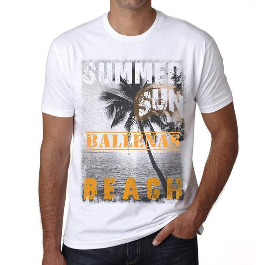 Ballenas Mens Short Sleeve Round Neck T-Shirt - Casual