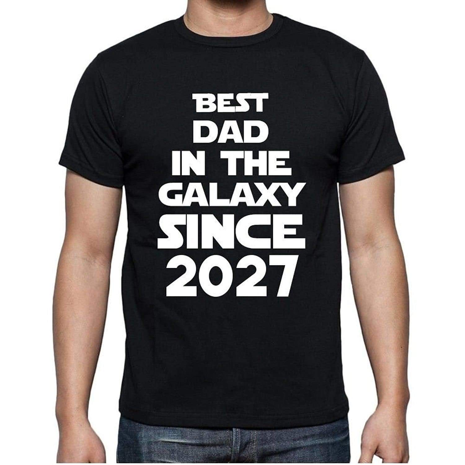 Best Dad 2027 Best Dad Mens T Shirt Black Birthday Gift 00112 - Black / Xs - Casual