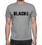 Blacks Grey Mens Short Sleeve Round Neck T-Shirt 00018 - Grey / S - Casual