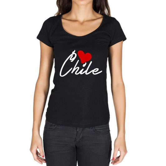 Chile Womens Short Sleeve Round Neck T-Shirt - Casual