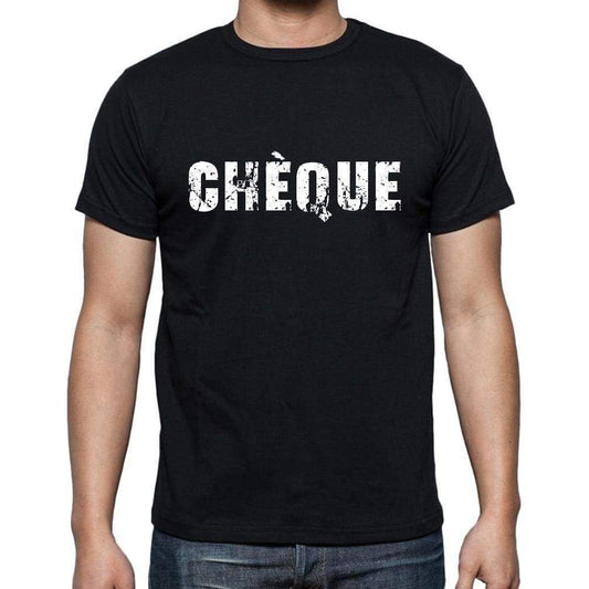 Chque French Dictionary Mens Short Sleeve Round Neck T-Shirt 00009 - Casual