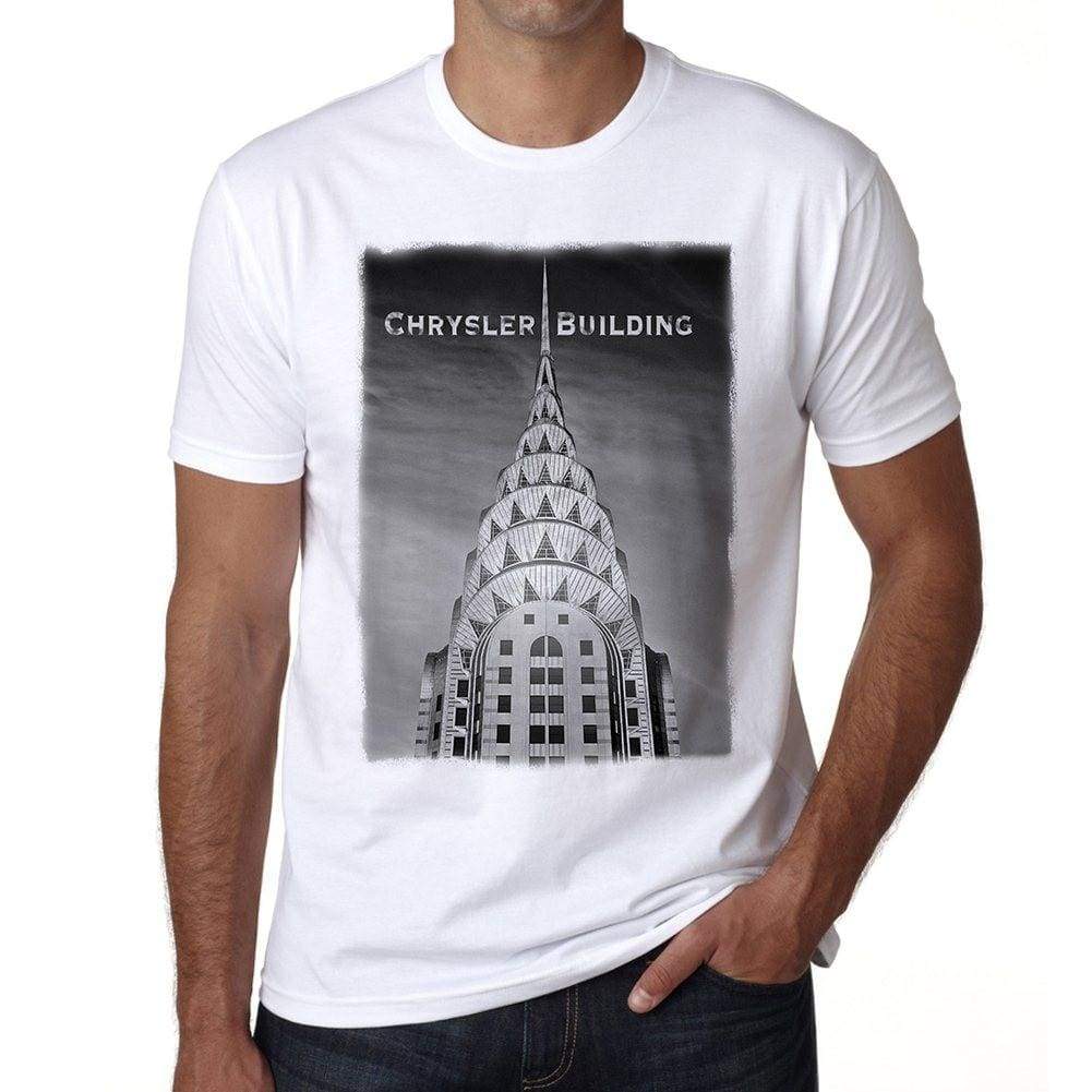 Chrysler Building Mens Short Sleeve Round Neck T-Shirt