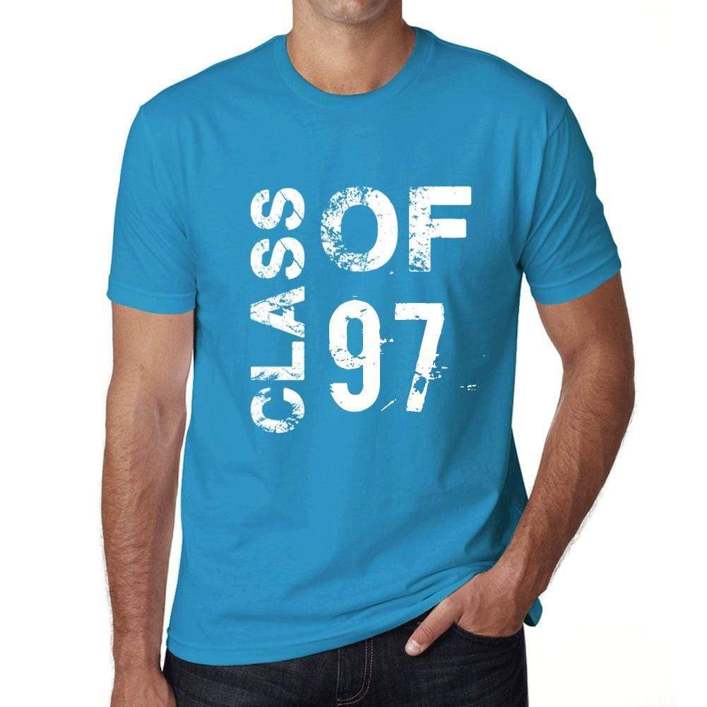 Class Of 97 Grunge Mens T-Shirt Blue Birthday Gift 00483 - Blue / Xs - Casual