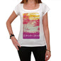 Cobrador Island Escape To Paradise Womens Short Sleeve Round Neck T-Shirt 00280 - White / Xs - Casual