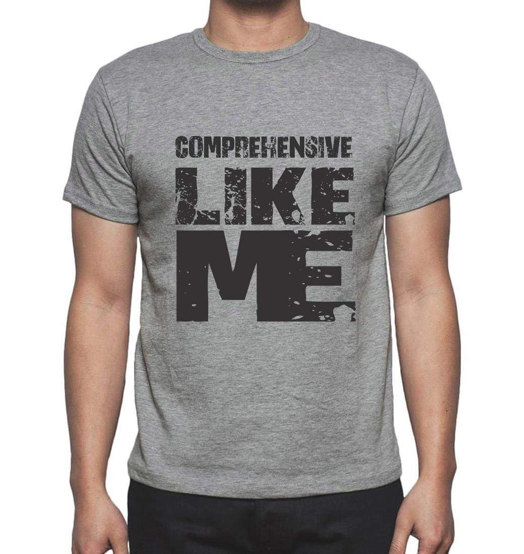 Comprehensive Like Me Grey Mens Short Sleeve Round Neck T-Shirt 00066 - Grey / S - Casual