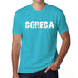 Coreca Mens Short Sleeve Round Neck T-Shirt - Blue / S - Casual