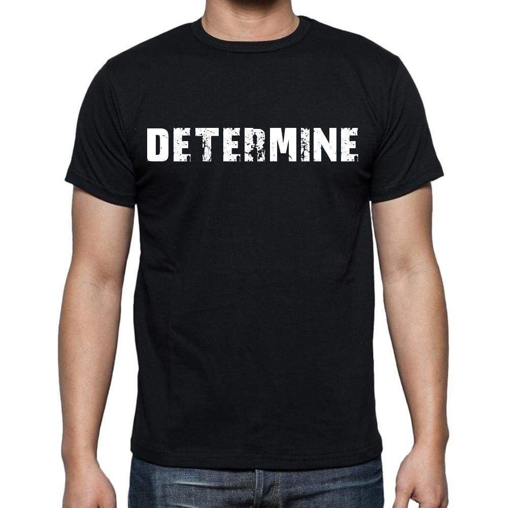 Determine Mens Short Sleeve Round Neck T-Shirt Black T-Shirt En