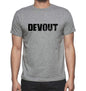 Devout Grey Mens Short Sleeve Round Neck T-Shirt 00018 - Grey / S - Casual