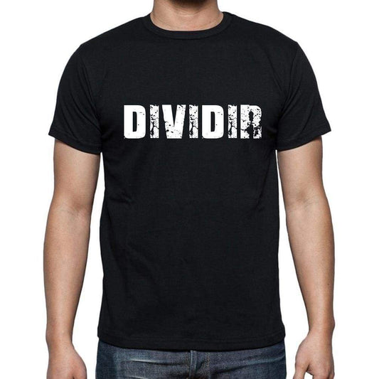 Dividir Mens Short Sleeve Round Neck T-Shirt - Casual