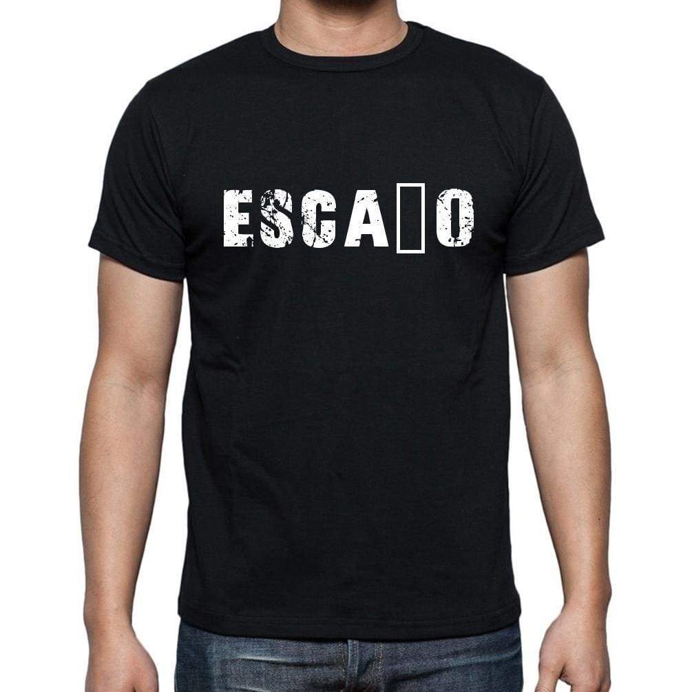 Esca±O Mens Short Sleeve Round Neck T-Shirt - Casual