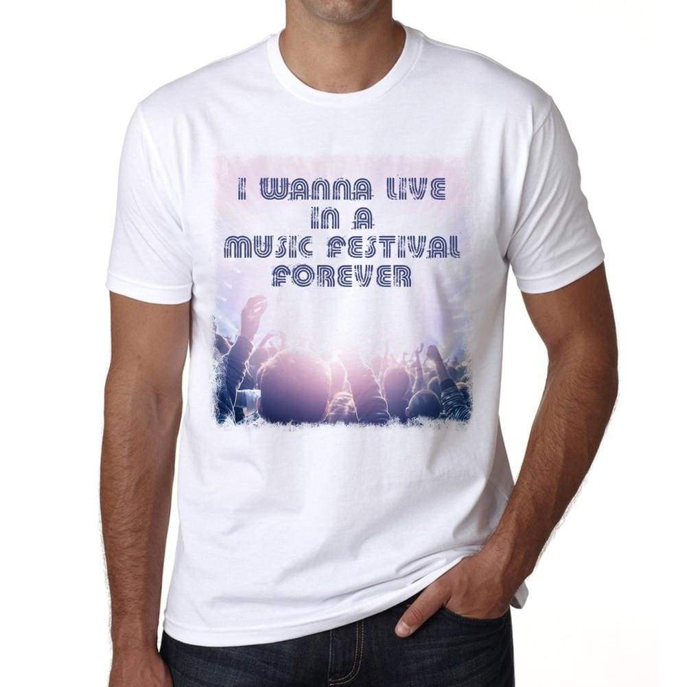 Exit Fest 1 Exit Fest T-Shirt Mens White Tee 100% Cotton 00179