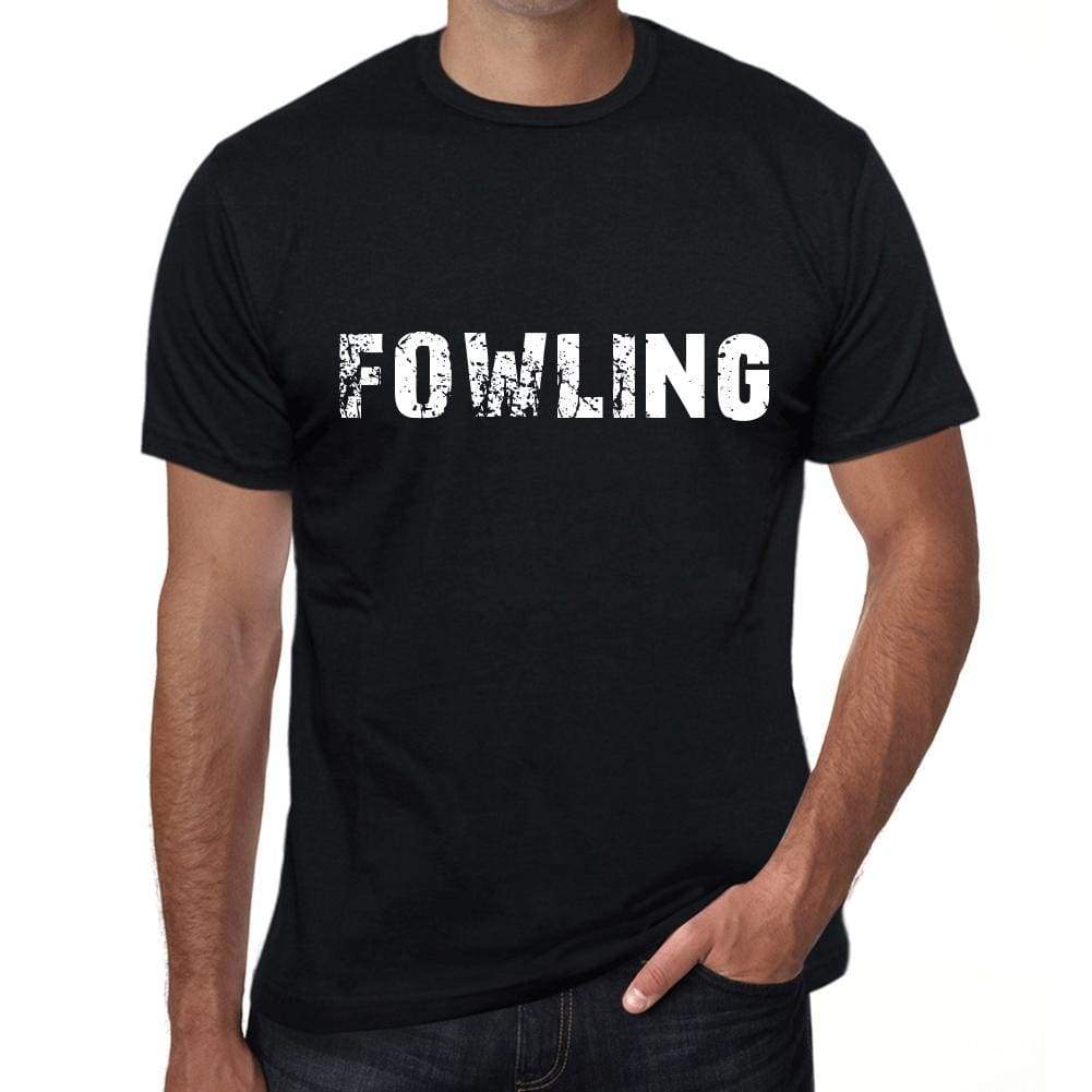 fowling Mens Vintage T shirt Black Birthday Gift 00555 - Ultrabasic