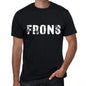 Frons Mens Retro T Shirt Black Birthday Gift 00553 - Black / Xs - Casual