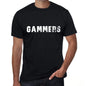 gammers Mens Vintage T shirt Black Birthday Gift 00555 - Ultrabasic