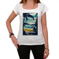 Gavea Pura Vida Beach Name White Womens Short Sleeve Round Neck T-Shirt 00297 - White / Xs - Casual