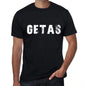 Getas Mens Retro T Shirt Black Birthday Gift 00553 - Black / Xs - Casual