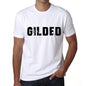 Gilded Mens T Shirt White Birthday Gift 00552 - White / Xs - Casual