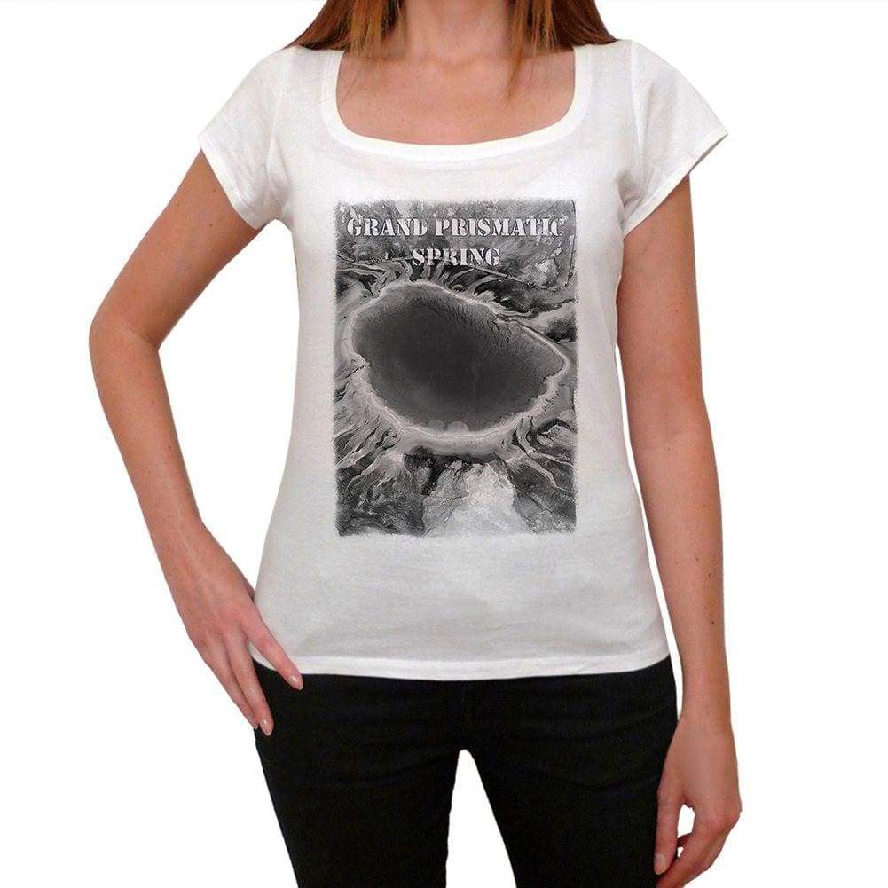 Grand Prismatic Spring Womens Short Sleeve Round Neck T-Shirt 00111