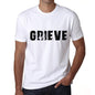 Grieve Mens T Shirt White Birthday Gift 00552 - White / Xs - Casual