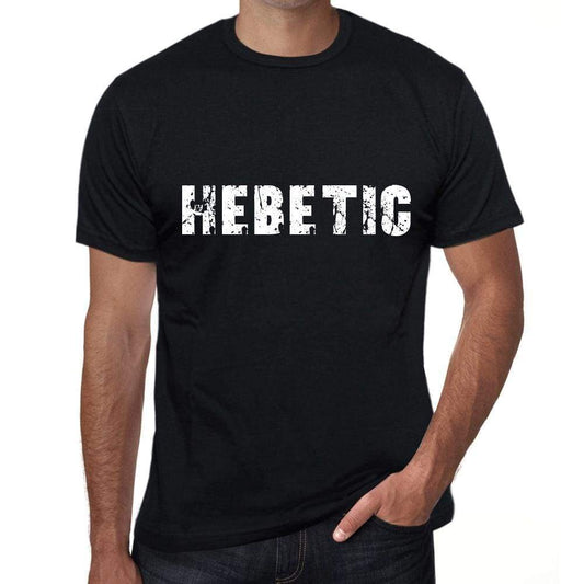 Hebetic Mens Vintage T Shirt Black Birthday Gift 00555 - Black / Xs - Casual
