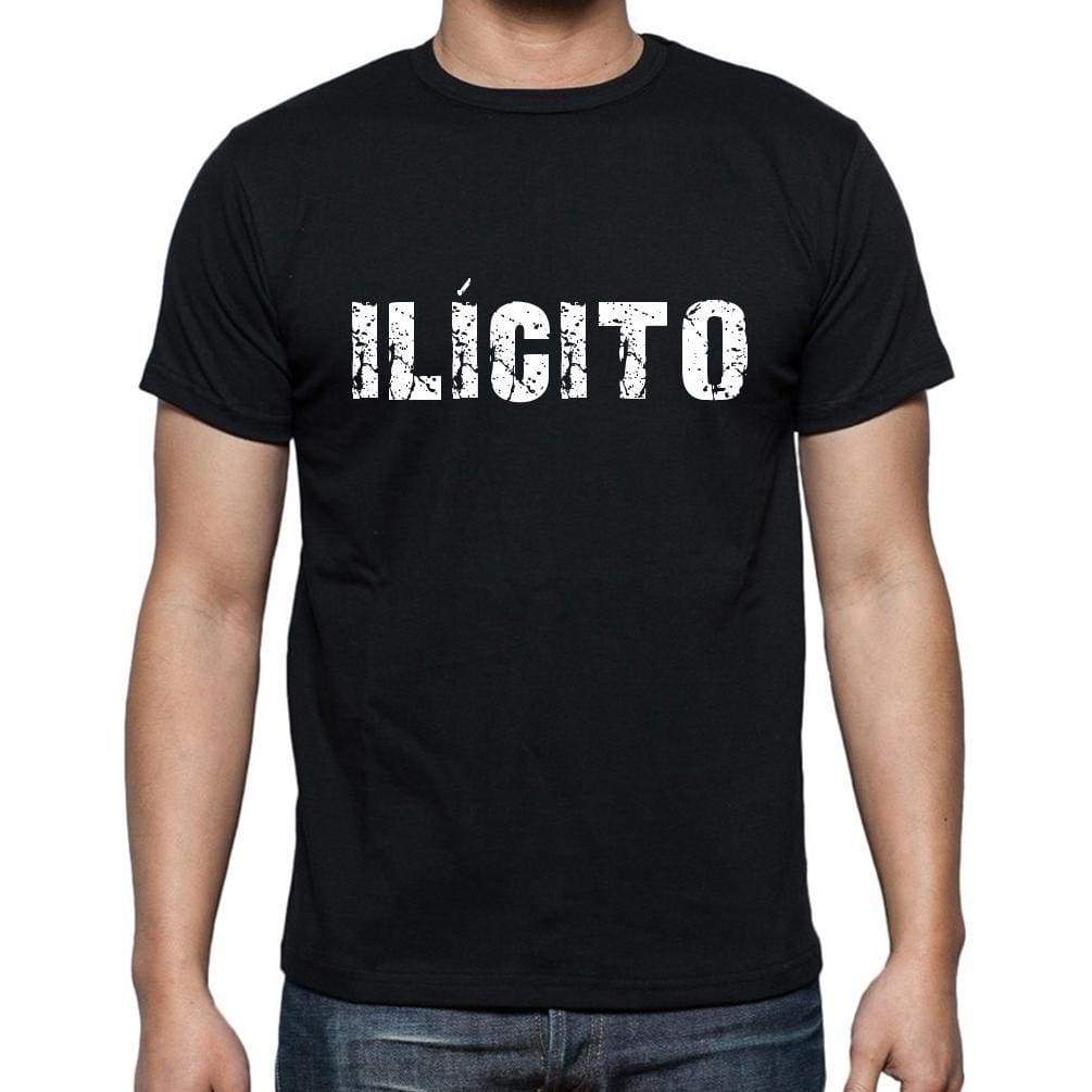 Il­cito Mens Short Sleeve Round Neck T-Shirt - Casual