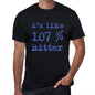 Im Like 100% Bitter Black Mens Short Sleeve Round Neck T-Shirt Gift T-Shirt 00325 - Black / S - Casual