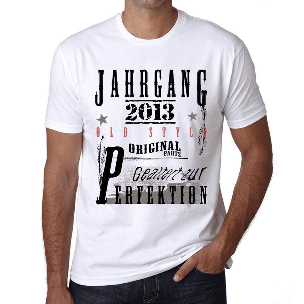 Jahrgang Birthday 2013 Mens Short Sleeve Round Neck T-Shirt Gift T-Shirt 00350 - White / Xs - Casual