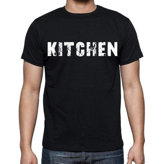 Kitchen Mens Short Sleeve Round Neck T-Shirt Black T-Shirt En