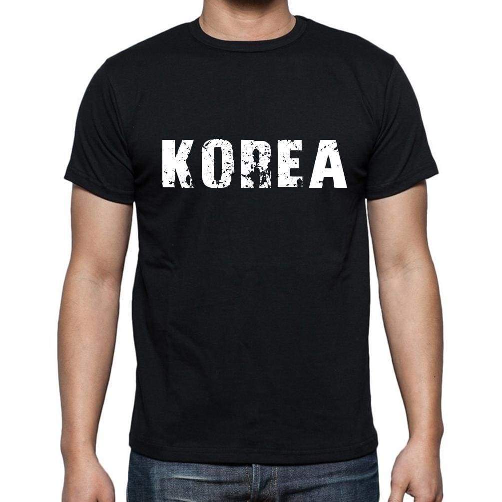 Korea Mens Short Sleeve Round Neck T-Shirt - Casual